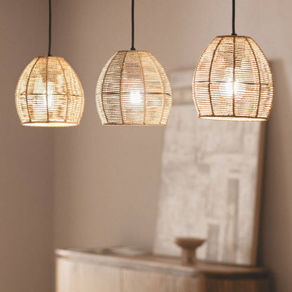 Lumexa Mahalivo Hanglamp Gevlochten Papier 3-lichts