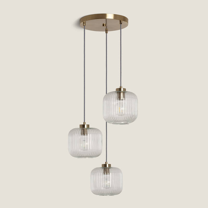Lumexa Wildavo Hanglamp Glas 3-lichts