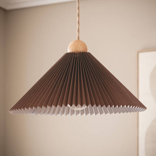 Lumexa Luandaro Hanglamp Hout en Stof