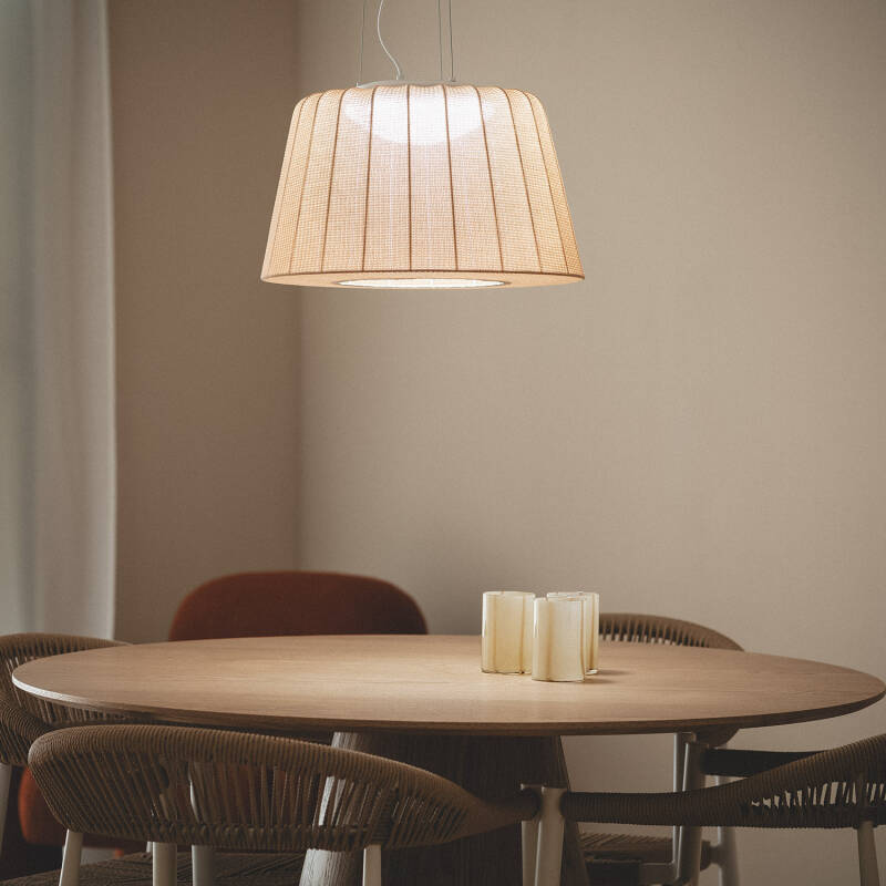Patokaro LED Hanglamp 12W Katoen Natuurlijk