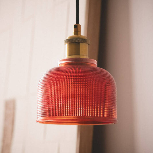 Lumexa Craiovo Hanglamp Metaal en Glas Rood E27