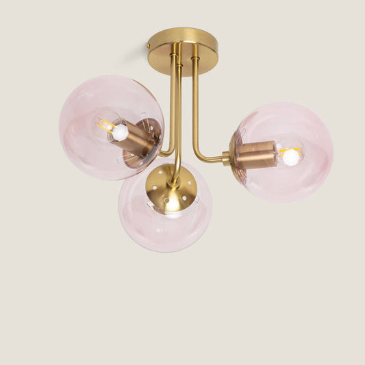 Lumexa Moontrivo Hanglamp Metaal en Glas 3-lichts