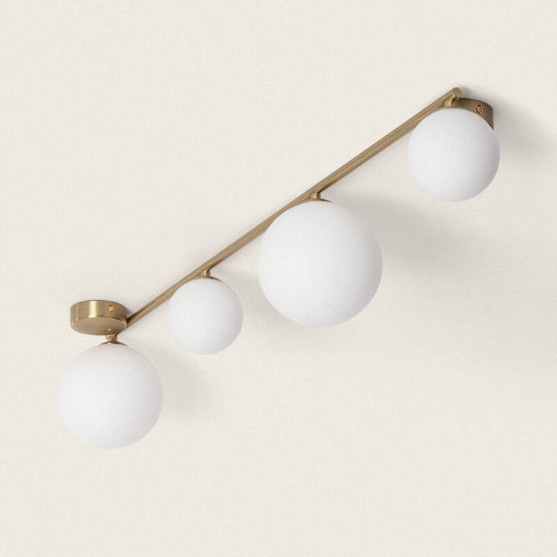 Lumexa Moonivo Hanglamp Metaal en Glas 4x G9