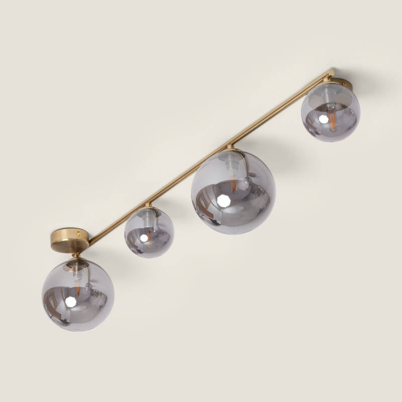 Lumexa Moonivo Hanglamp Metaal en Glas 4x G9