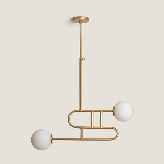 Lumexa Rowslaro Hanglamp Metaal Goud 2x G9