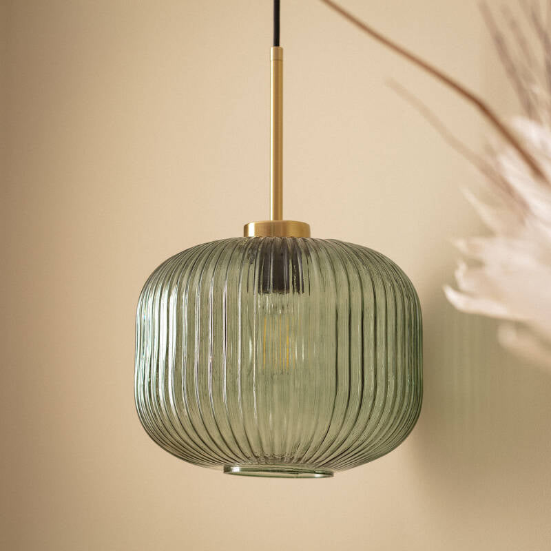 Lumexa Edwinaro Hanglamp Glas Groen