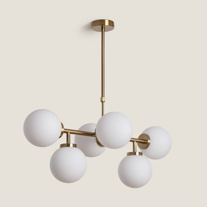 Lumexa Lautrano Hanglamp Metaal en Glas 6x E27