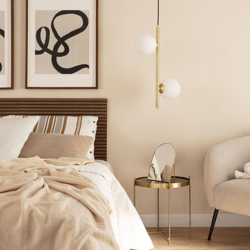 Moonlighto | Hanglamp | Goud | 2x E14 | 20W