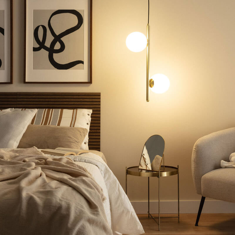 Moonlighto | Hanglamp | Goud | 2x E14 | 20W
