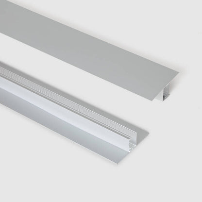 Lumexa Aluminium Profiel Inbouw voor Wand/Plafond met Doorlopende Afdekking Geschikt voor LED-strip tot 15 mm
