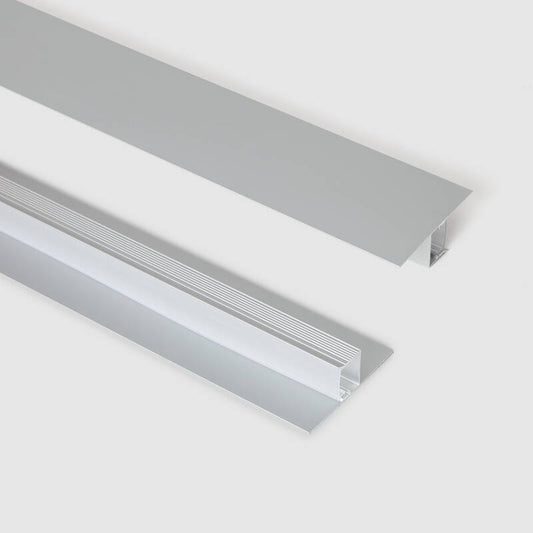 Lumexa Aluminium Profiel Inbouw voor Wand/Plafond met Doorlopende Afdekking Geschikt voor LED-strip tot 15 mm