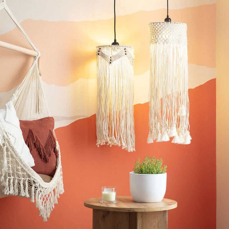 Lumexa Hupavo Hanglamp Katoen Macramé