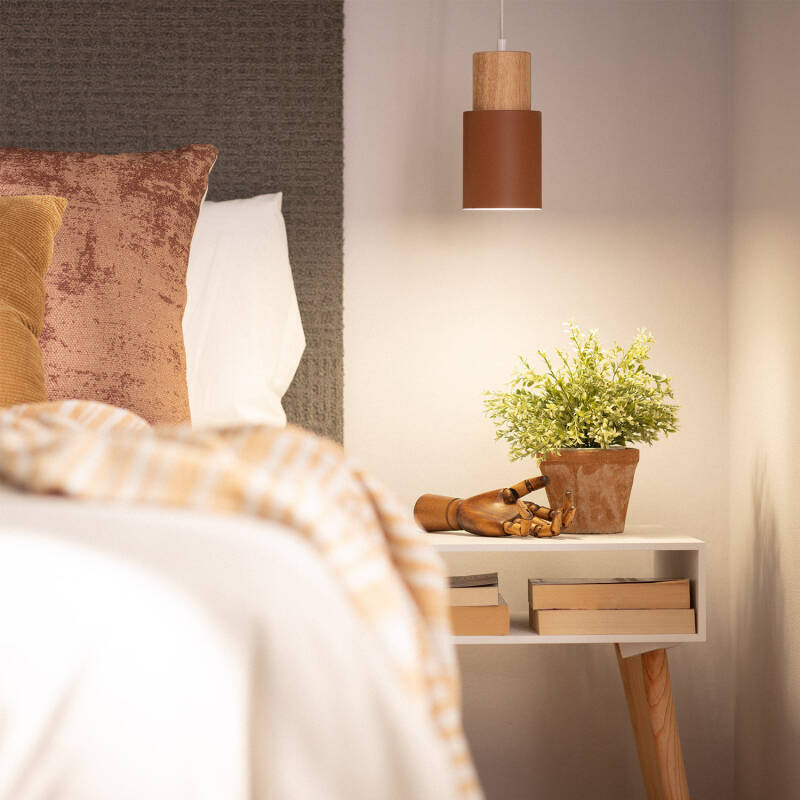 Lumexa Kidonaro Hanglamp Aluminium en Hout E27