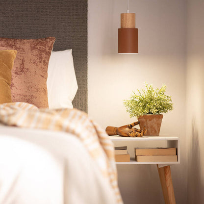 Lumexa Kidonaro Hanglamp Aluminium en Hout E27
