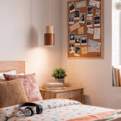 Lumexa Kidonaro Hanglamp Aluminium en Hout E27