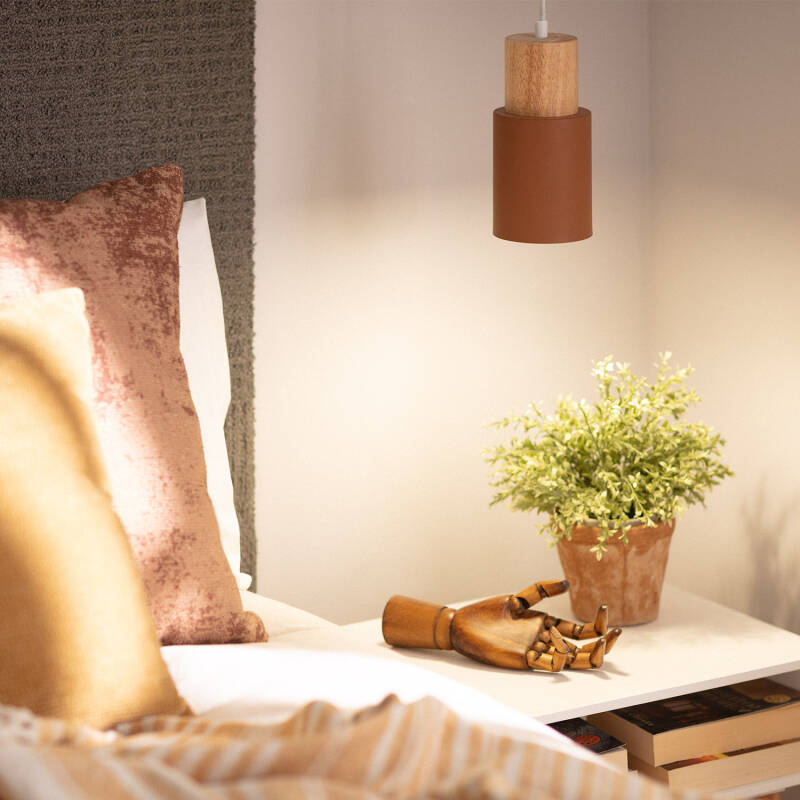 Lumexa Kidonaro Hanglamp Aluminium en Hout E27