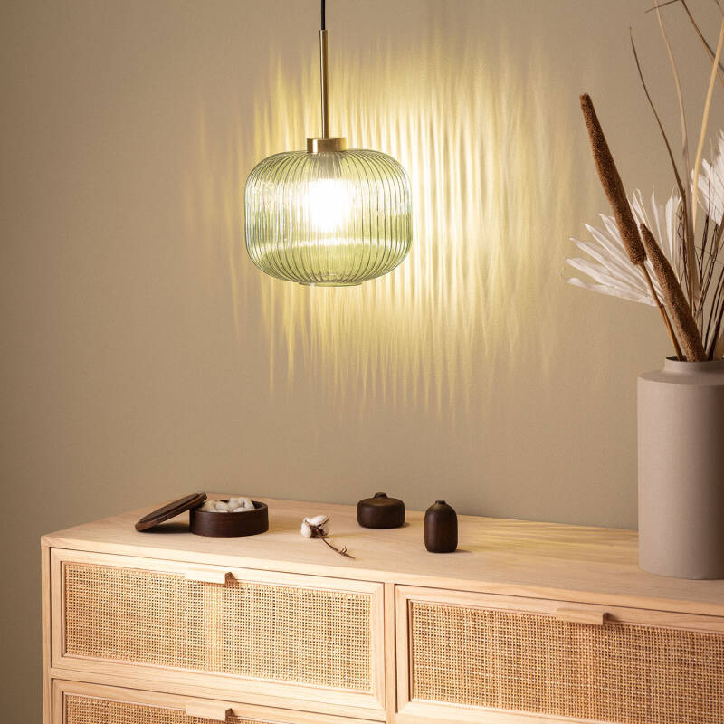 Lumexa Edwinaro Hanglamp Glas Groen