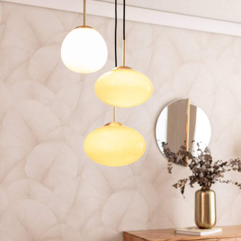 Lumexa Kurtaro Hanglamp Glas 3x E14