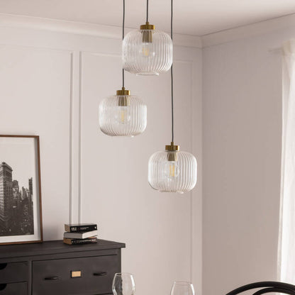 Lumexa Wildavo Hanglamp Glas 3-lichts