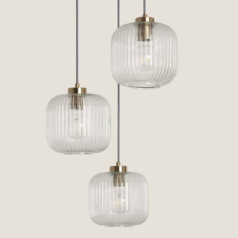 Lumexa Wildavo Hanglamp Glas 3-lichts