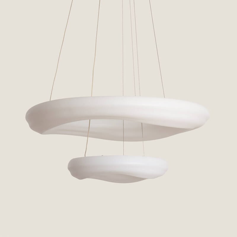 Kataro Duo LED Hanglamp 72W Metaal 550mm Wit