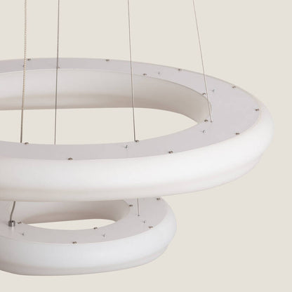 Kataro Duo LED Hanglamp 72W Metaal 550mm Wit