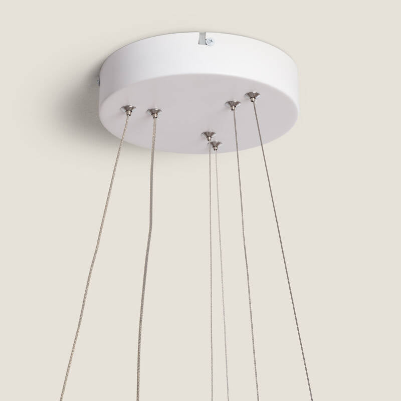 Kataro Duo LED Hanglamp 72W Metaal 550mm Wit