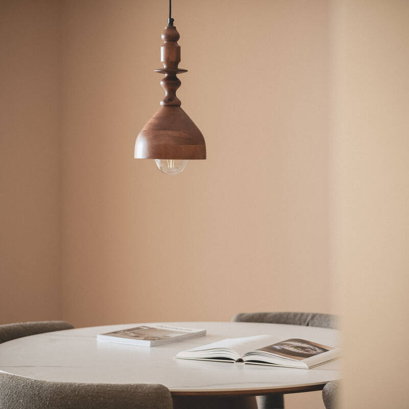 Lumexa Eravuro Hanglamp Hout Donkerbruin