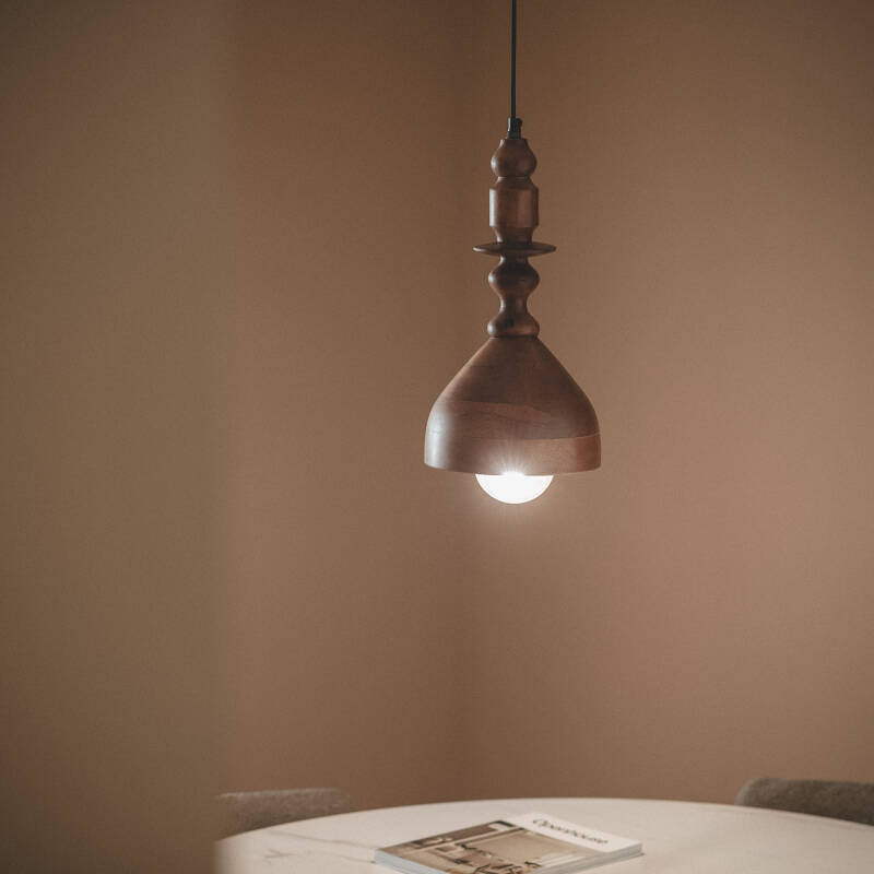 Lumexa Eravuro Hanglamp Hout Donkerbruin