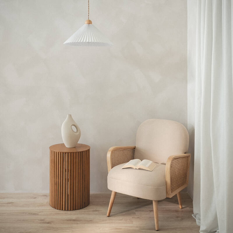 Lumexa Luandaro Hanglamp Hout en Stof