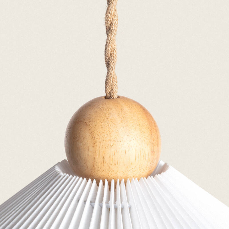 Lumexa Luandaro Hanglamp Hout en Stof