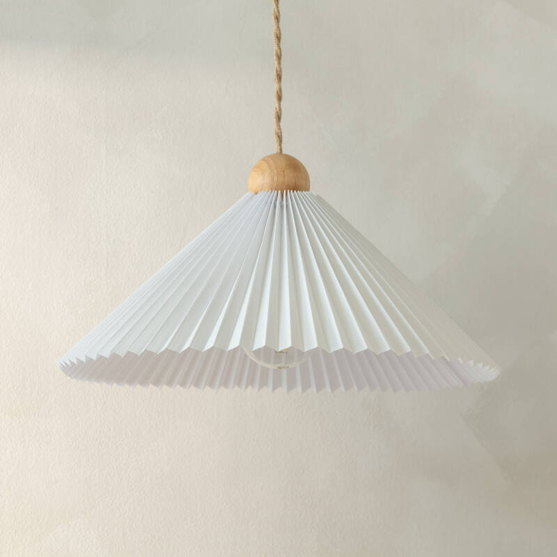 Lumexa Luandaro Hanglamp Hout en Stof