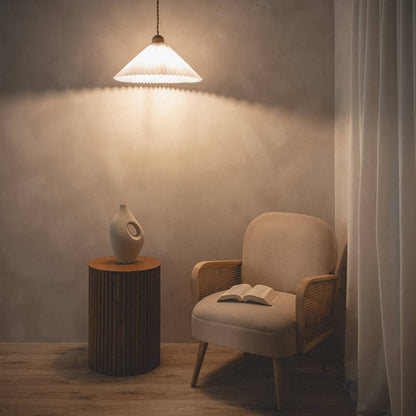 Lumexa Luandaro Hanglamp Hout en Stof