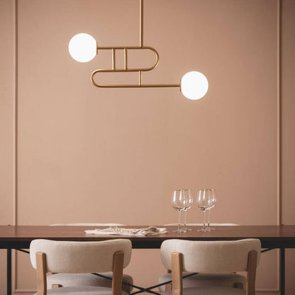 Lumexa Rowslaro Hanglamp Metaal Goud 2x G9