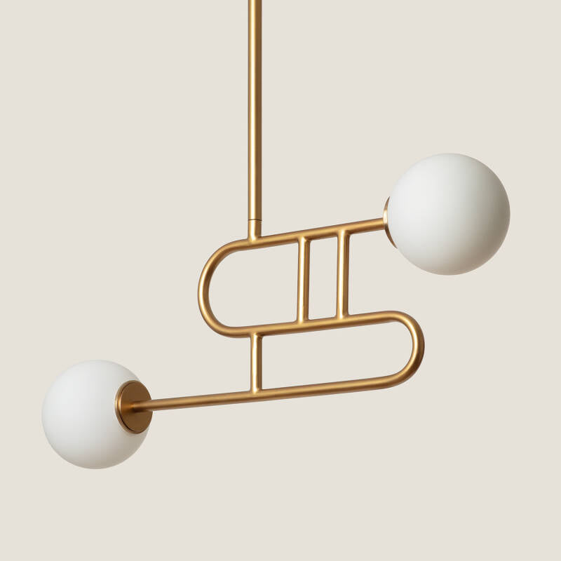 Lumexa Rowslaro Hanglamp Metaal Goud 2x G9
