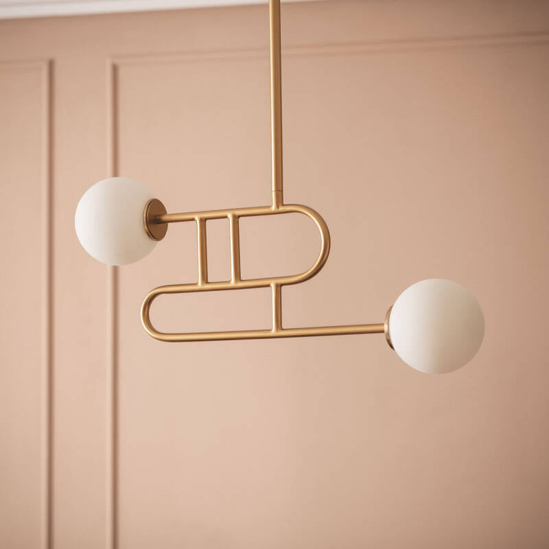 Lumexa Rowslaro Hanglamp Metaal Goud 2x G9