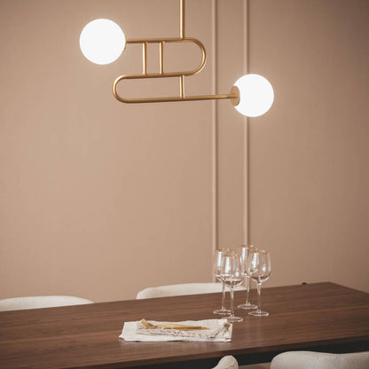 Lumexa Rowslaro Hanglamp Metaal Goud 2x G9