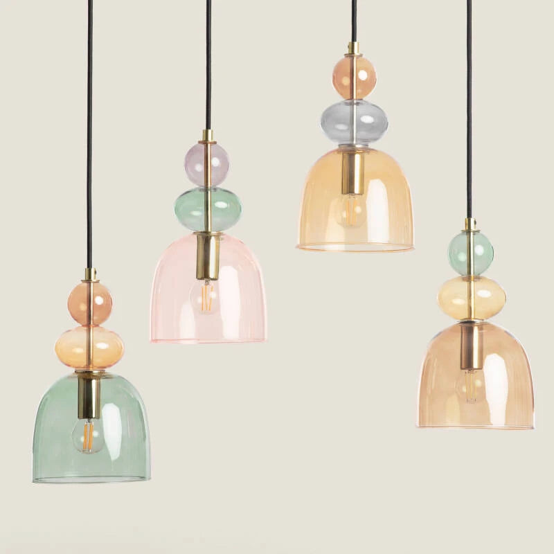 Lumexa Baudaro Hanglamp Metaal en Glas E14