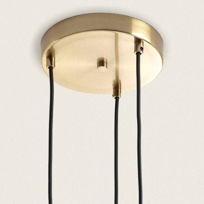 Lumexa Blasaro Hanglamp Metaal en Glas 3-lichts E14