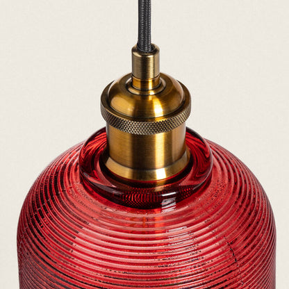 Lumexa Craiovo Hanglamp Metaal en Glas Rood E27