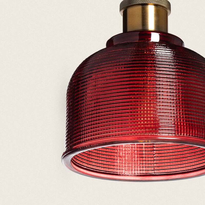 Lumexa Craiovo Hanglamp Metaal en Glas Rood E27