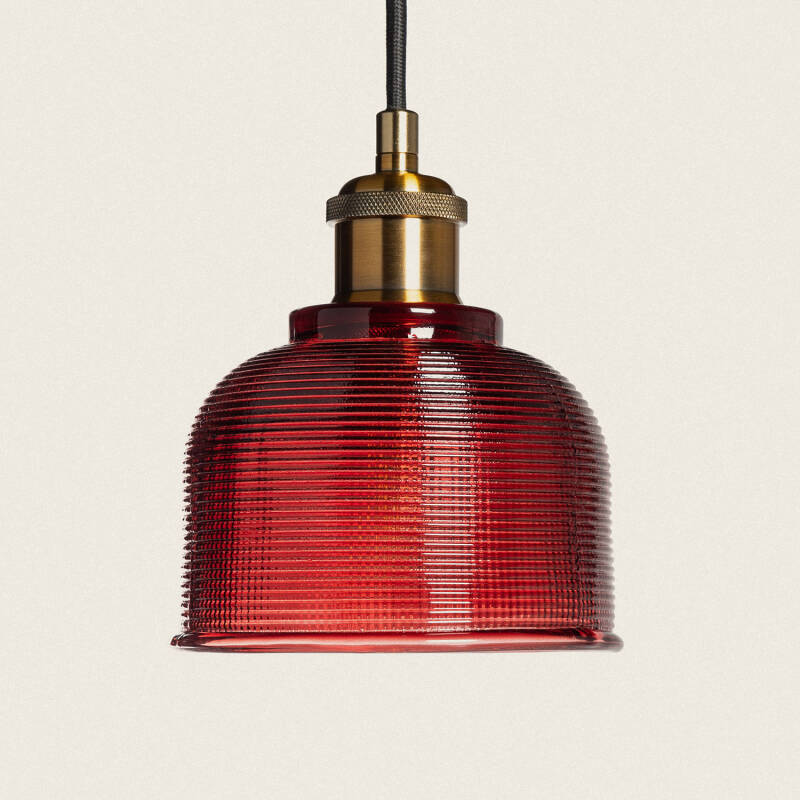Lumexa Craiovo Hanglamp Metaal en Glas Rood E27