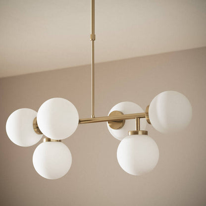 Lumexa Lautrano Hanglamp Metaal en Glas 6x E27