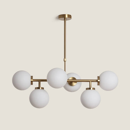 Lumexa Lautrano Hanglamp Metaal en Glas 6x E27