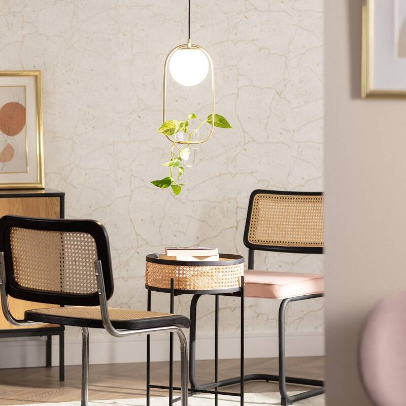 Lumexa Puncaro Hanglamp Metaal en Glas Goud E27