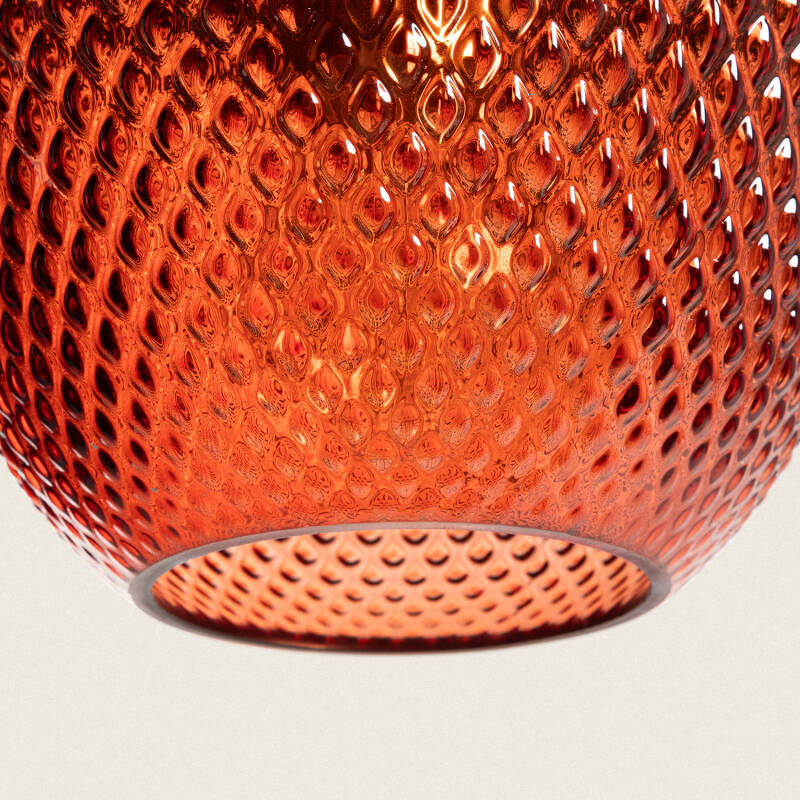 Lumexa Oradaro Hanglamp Metaal en Glas Rood