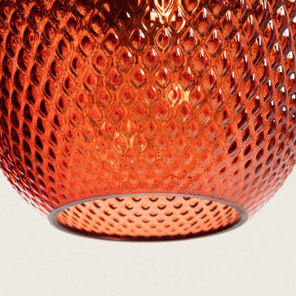Lumexa Oradaro Hanglamp Metaal en Glas Rood
