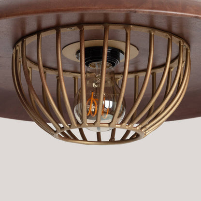 Lumexa Alikaro Hanglamp Metaal en Glas Messing