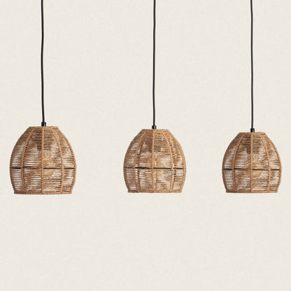 Lumexa Mahalivo Hanglamp Gevlochten Papier 3-lichts