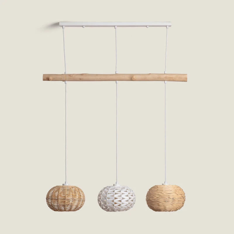 Lumexa Linfano Hanglamp Rotan en Hout